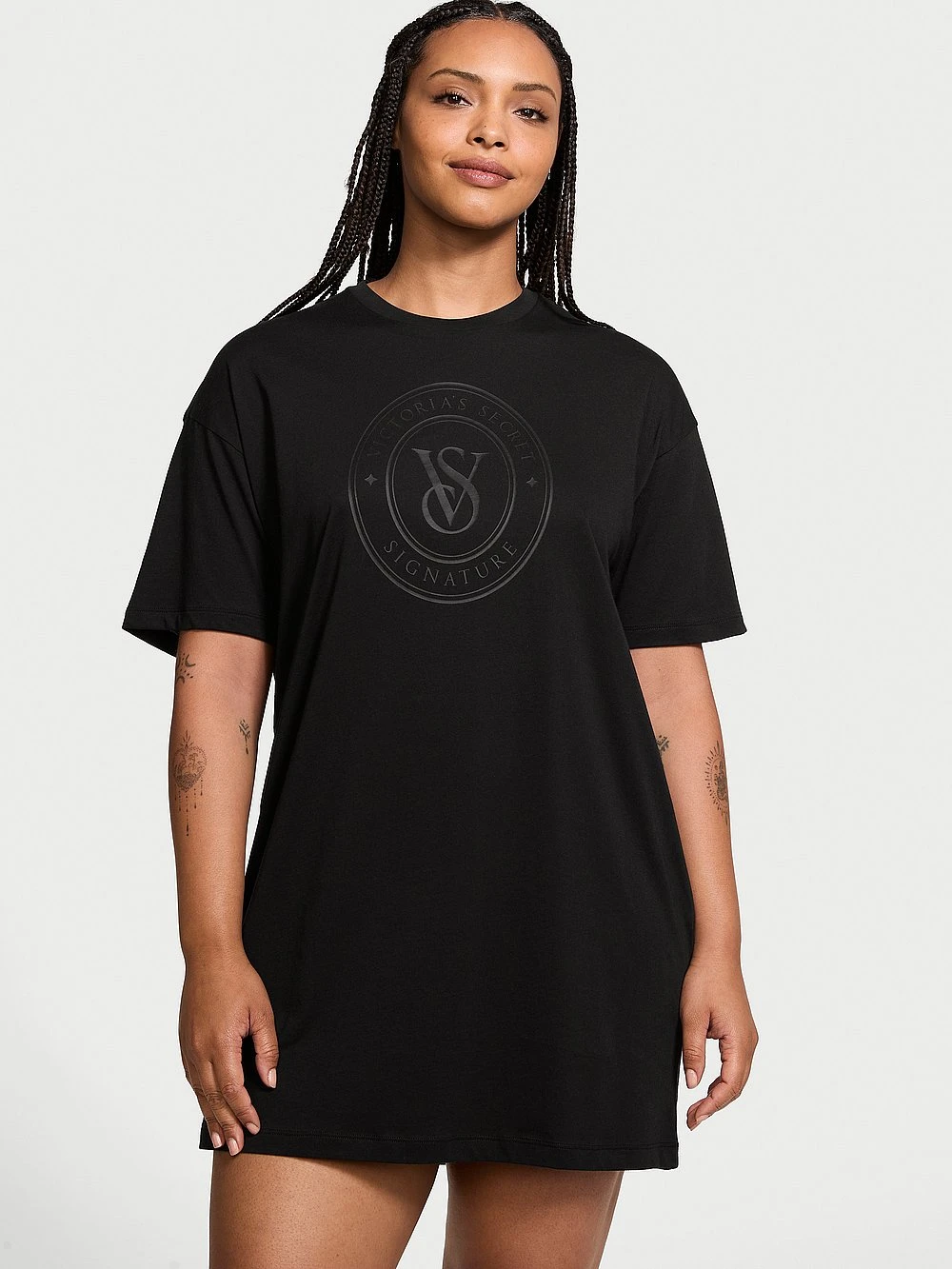 Victoria's Secret 100% Cotton Oversize Pocket Sleep Tee 3 Victoria's Secret 100% Cotton Oversize Pocket Sleep Tee