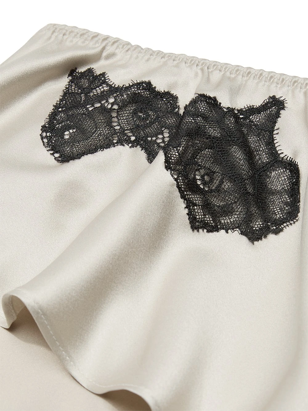 Victoria's Secret Satin Rose Lace-Trim Cami & Flutter Short Set 6 Victoria's Secret Satin Rose Lace-Trim Cami & Flutter Short Set - Image 4