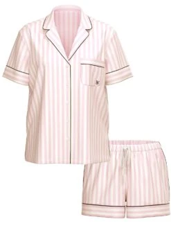 Victoria's Secret Glazed Satin Short Pajama Set -Sexy Underwear Shop 112539235W3S OF F DGA 2