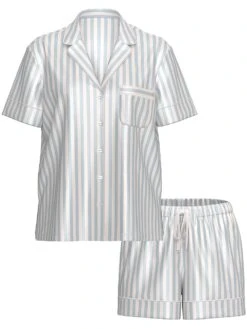 Victoria's Secret Satin Short Pajama Set -Sexy Underwear Shop 1125392376ZC OF F