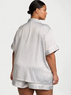 Victoria's Secret Glazed Satin Short Pajama Set -Sexy Underwear Shop 1125392376ZC OM B 2