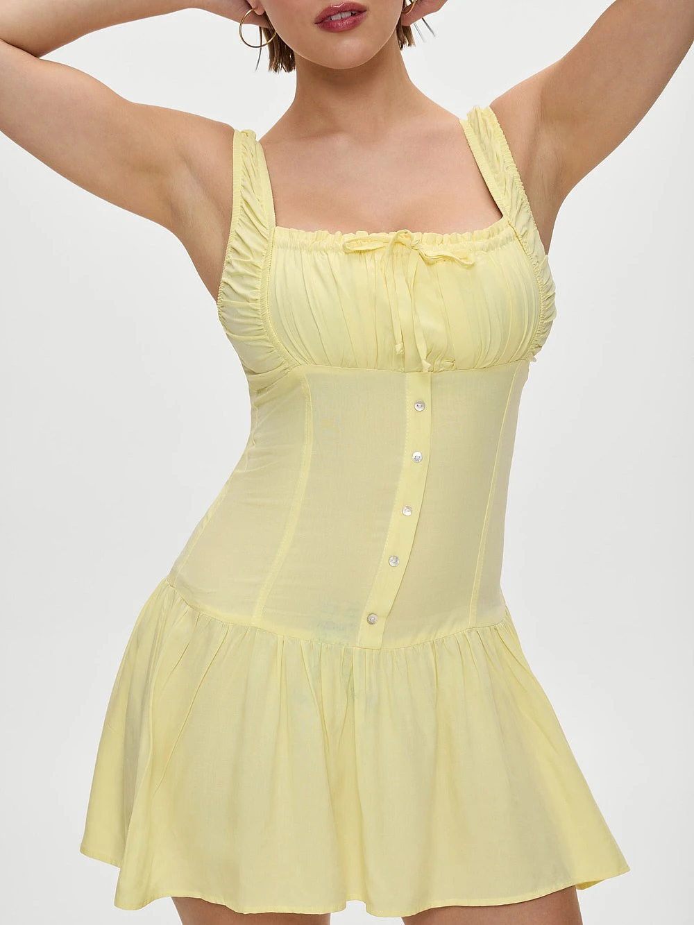 Frankies Bikinis Christa Rayon Mini Dress 5 Frankies Bikinis Christa Rayon Mini Dress - Image 3