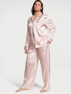 Victoria's Secret Butterfly Satin Long Pajama Set
