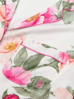 Victoria's Secret Glazed Satin Long Pajama Set -Sexy Underwear Shop 1125414174BV OF DET 1