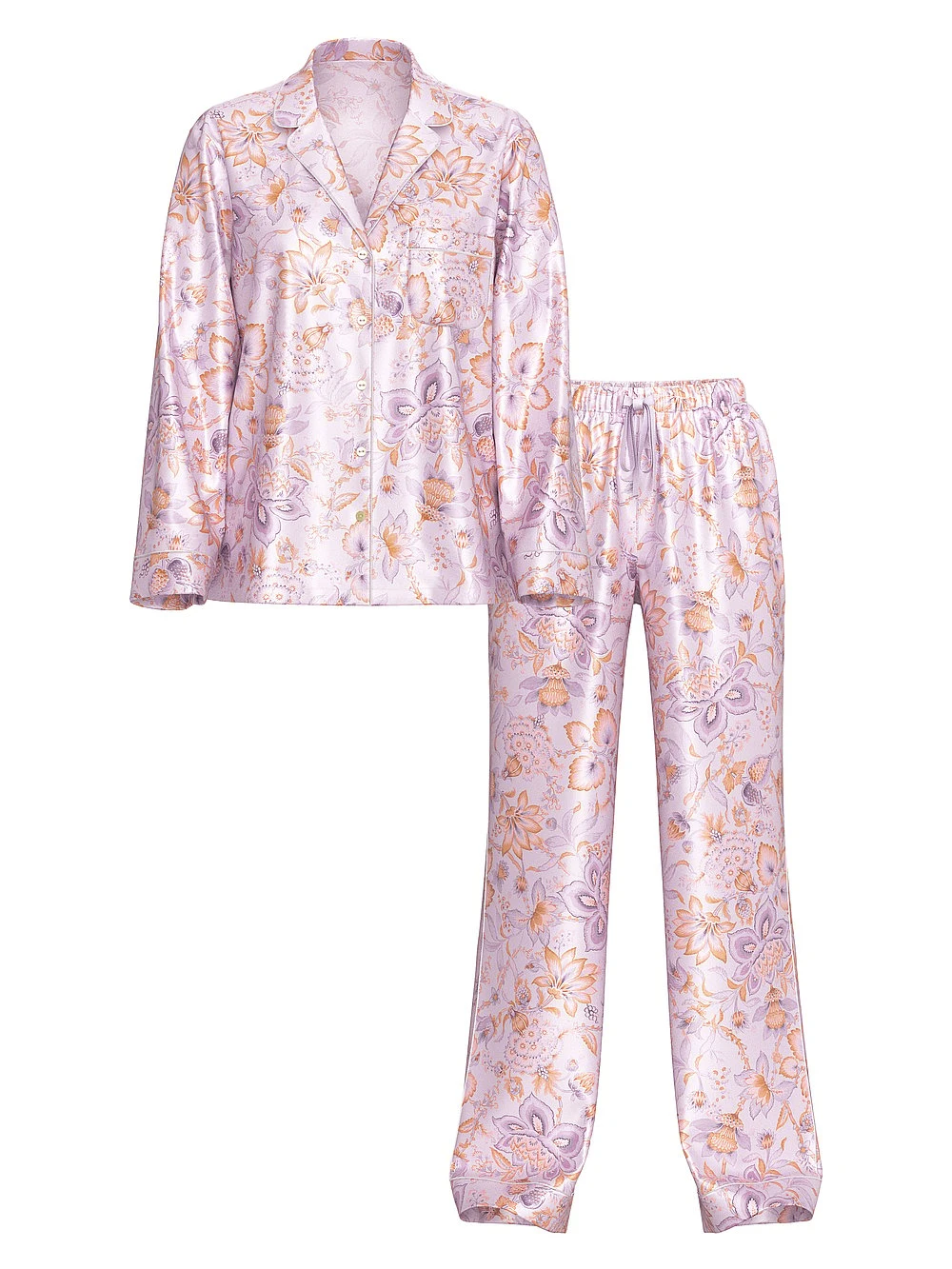 Victoria's Secret Glazed Satin Ombré Long Pajama Set 18 Victoria's Secret Glazed Satin Ombré Long Pajama Set - Image 16
