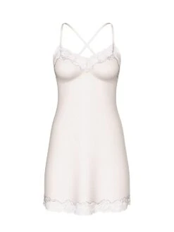 Victoria's Secret Ribbed Modal & Lace Cross-Back Slip Dress -Sexy Underwear Shop 1125442334Y5 OF F DGA