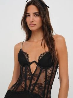 Sharon Maxi Slip Dress -Sexy Underwear Shop 1125533554A2 OF B