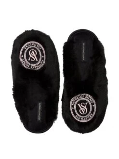 Victoria's Secret Closed-Toe Faux Fur Slippers -Sexy Underwear Shop 1125671054A2 OF F
