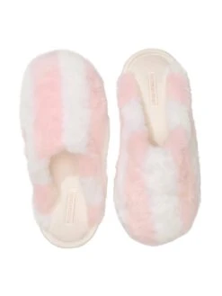 Victoria's Secret Closed-Toe Faux Fur Slippers -Sexy Underwear Shop 1125671066VW OF F
