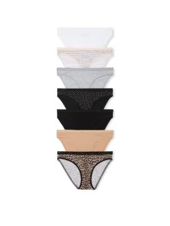 Victoria's Secret 7-Pack Stretch Cotton Bikini Panties