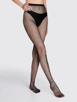 BLUEBELLA Fishnet Rhinestone Pantyhose -Sexy Underwear Shop 1125770954A2 OM S