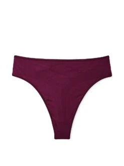 Smooth High-Waist Strappy-Back Thong Panty -Sexy Underwear Shop 1125888028P7 OF F