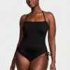 Essential Strapless Ruched One-Piece Swimsuit -Sexy Underwear Shop 112589336BOS OM F