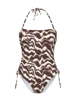 Essential Strapless Ruched One-Piece Swimsuit -Sexy Underwear Shop 112589337B5X OF F