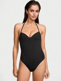 Essential Push-Up Cheeky One-Piece Swimsuit -Sexy Underwear Shop 112589346BOS OM F