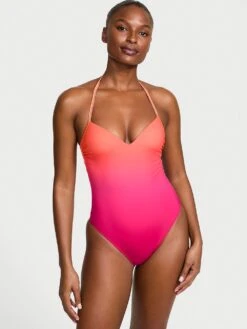 Essential Push-Up Cheeky One-Piece Swimsuit -Sexy Underwear Shop 1125893474QH OM F