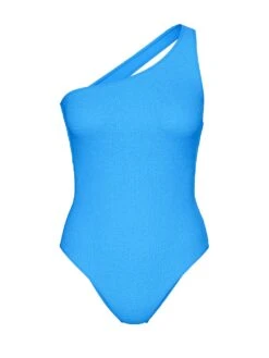 Crinkle One-Shoulder One-Piece Swimsuit -Sexy Underwear Shop 112589922FB2 OF F