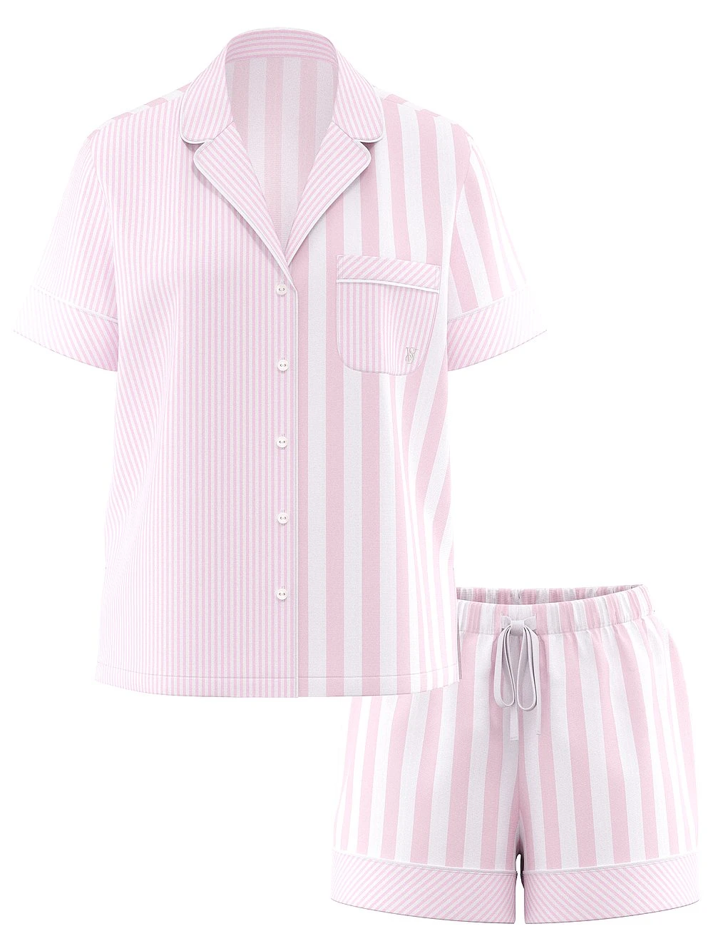 Victoria's Secret Heritage Cotton Short Pajama Set 6 Victoria's Secret Heritage Cotton Short Pajama Set - Image 4