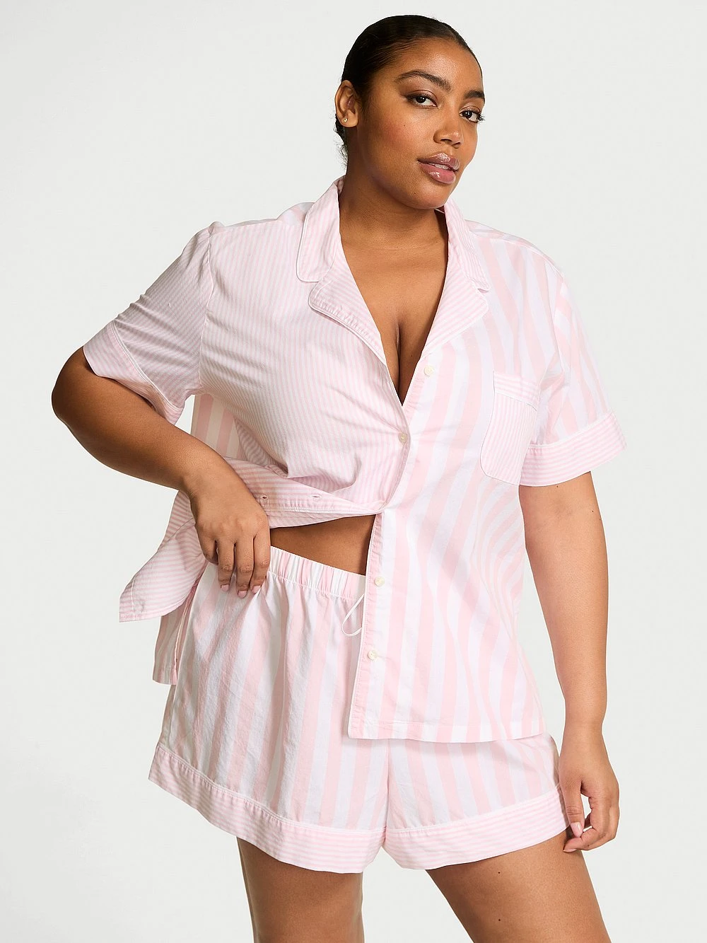 Victoria's Secret Heritage Cotton Short Pajama Set 3 Victoria's Secret Heritage Cotton Short Pajama Set