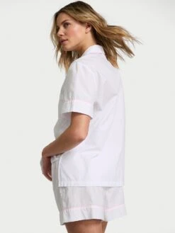 Victoria's Secret Heritage Cotton Short Pajama Set 24 Victoria's Secret Heritage Cotton Short Pajama Set -Sexy Underwear Shop 1125962095D1 OM B