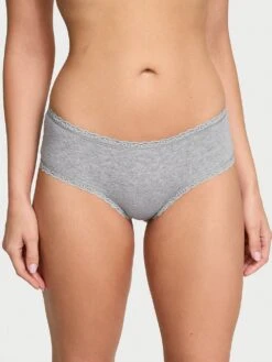 Cotton Lace-Waist Cheeky Panty -Sexy Underwear Shop 112606091NG0 OM F 1