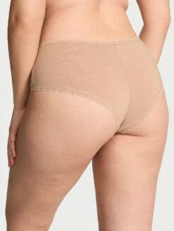 Cotton Pointelle Lace-Waist Cheeky 41 Cotton Pointelle Lace-Waist Cheeky -Sexy Underwear Shop 1126060965H8 OM B