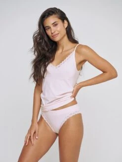 Seamless Lace Cami Set -Sexy Underwear Shop 1126066672S2 OM F