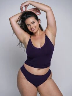 Seamless Lace Cami Set -Sexy Underwear Shop 1126066692O3 OM F