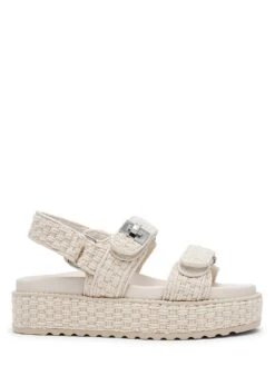 Steve Madden Bigmona Quilted Flatform Sandals