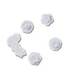 5-Pack Jibbitz White Elegant Floral Charms -Sexy Underwear Shop 1126124992D1 OM F