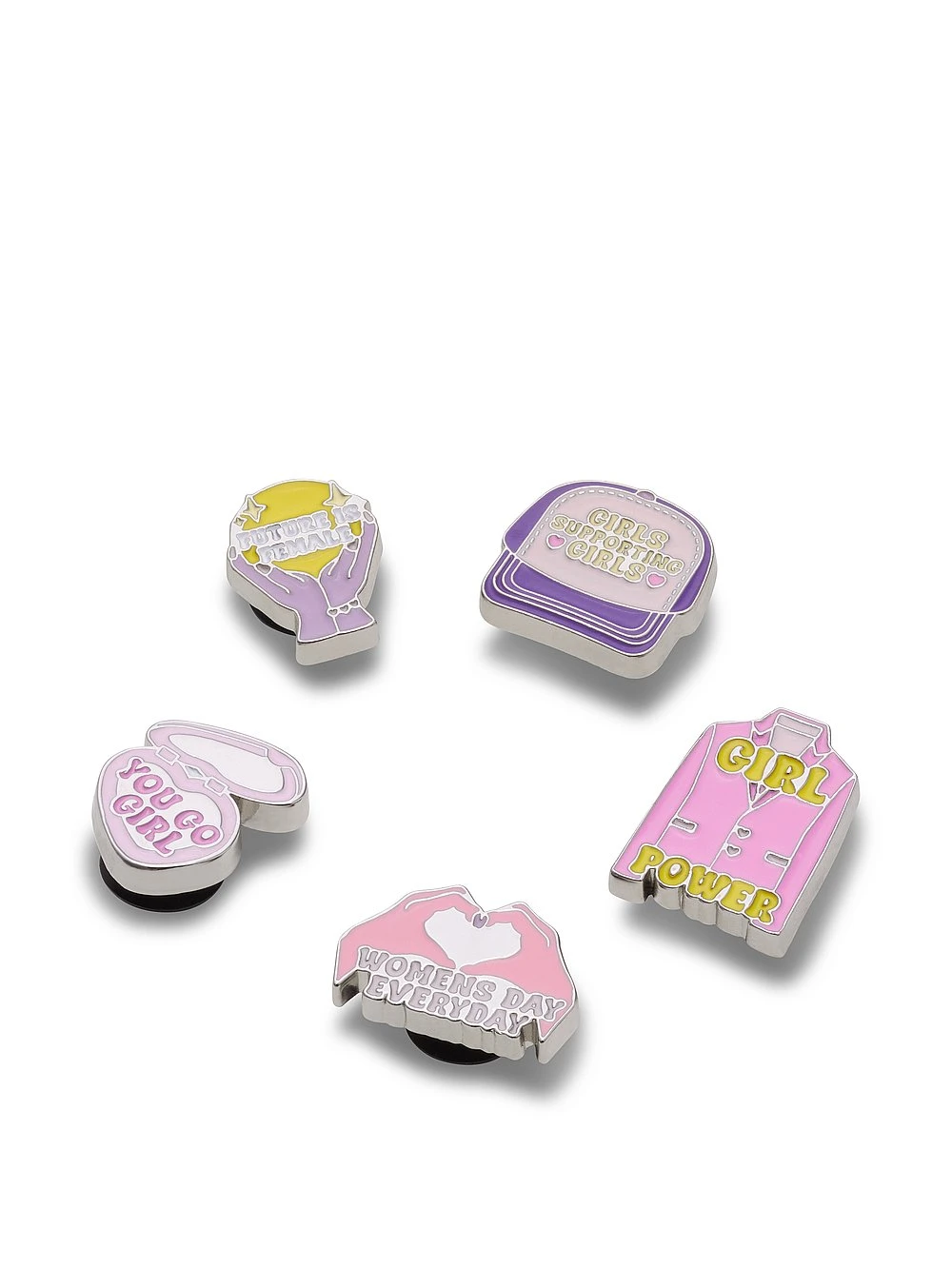 5-Pack Jibbitz International Women's Day Charms 5 5-Pack Jibbitz International Women's Day Charms - Image 3