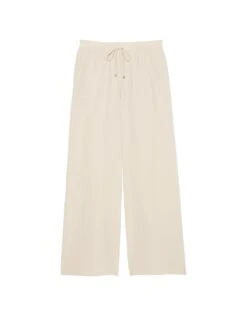 Beachwear Linen Wide-Leg Pants -Sexy Underwear Shop 1126227368H3 OF F