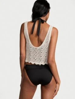 Beachwear Crochet Cropped Tank Top -Sexy Underwear Shop 1126227868H0 OM B
