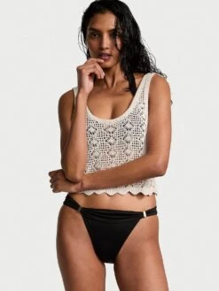 Beachwear Crochet Cropped Tank Top -Sexy Underwear Shop 1126227868H0 OM F