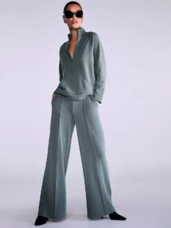 VSX Featherweight Knit Half-Zip Long-Sleeve Top 23 VSX Featherweight Knit Half-Zip Long-Sleeve Top -Sexy Underwear Shop 112623585HY0 OM S