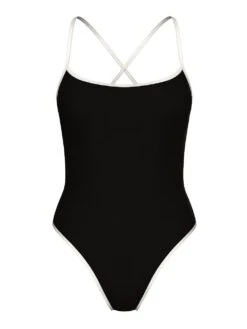Essential Classic Scoop One-Piece Swimsuit -Sexy Underwear Shop 112624122ZUO OF F