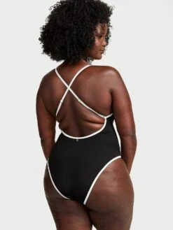 Essential Classic Scoop One-Piece Swimsuit -Sexy Underwear Shop 112624122ZUO OM B