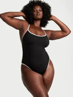 Essential Classic Scoop One-Piece Swimsuit -Sexy Underwear Shop 112624122ZUO OM F