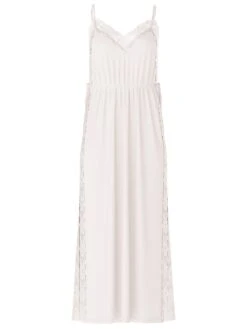 Victoria's Secret Ribbed Modal Lace-Trim Long Slip Dress -Sexy Underwear Shop 1126263434Y5 OF F