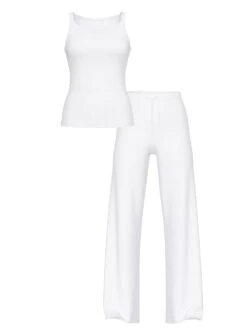 Victoria's Secret Pointelle Modal Cami & Pants Set -Sexy Underwear Shop 1126263595D1 OF F