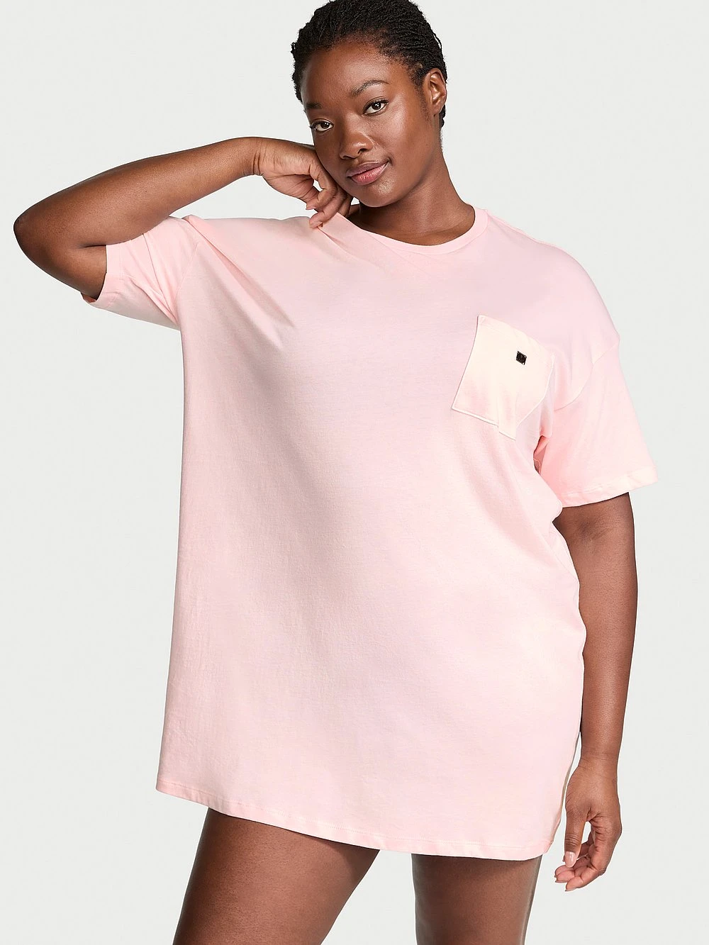 Victoria's Secret 100% Cotton Oversize Pocket Sleep Tee 15 Victoria's Secret 100% Cotton Oversize Pocket Sleep Tee - Image 13