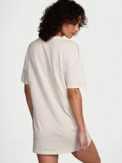 Victoria's Secret 100% Cotton Oversize Sleep Tee -Sexy Underwear Shop 112626392TR6 OM B