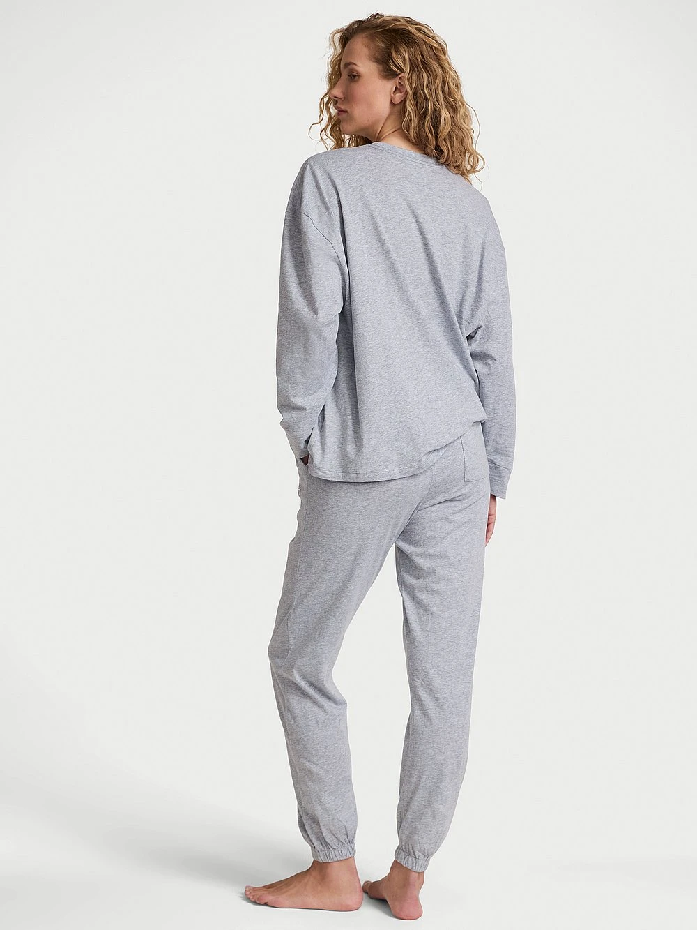 Victoria's Secret 100% Cotton Long Pajama Set 4 Victoria's Secret 100% Cotton Long Pajama Set - Image 2