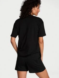 Victoria's Secret 100% Cotton Short Pajama Set -Sexy Underwear Shop 1126274554A2 OM B