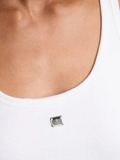 Victoria's Secret 100% Cotton Rib Tank Slip Dress -Sexy Underwear Shop 1126274795D1 OF DET