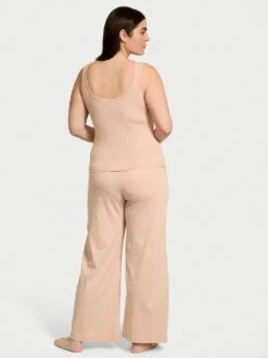 Victoria's Secret 100% Cotton Tank & Pants Pajama Set -Sexy Underwear Shop 1126274854KM OM B