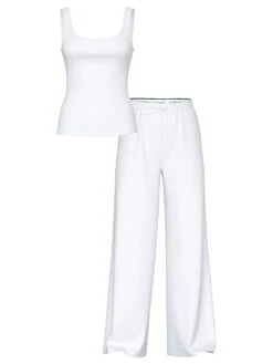Victoria's Secret 100% Cotton Tank & Pants Pajama Set -Sexy Underwear Shop 1126274895D1 OF F DGA