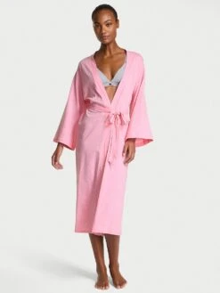 Victoria's Secret 100% Cotton Long Robe 13 Victoria's Secret 100% Cotton Long Robe -Sexy Underwear Shop 112627625AQC OM F