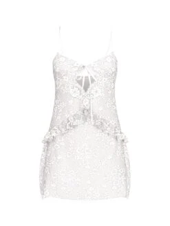 Victoria's Secret Dare To Dream Lace Flounce Mini Slip 11 Victoria's Secret Dare To Dream Lace Flounce Mini Slip -Sexy Underwear Shop 1126278434Y5 OF F