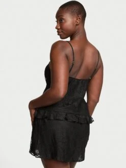 Victoria's Secret Dare To Dream Lace Flounce Mini Slip 13 Victoria's Secret Dare To Dream Lace Flounce Mini Slip -Sexy Underwear Shop 1126278454A2 OM B